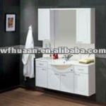 High glossy pvc thermofoil wood modern bathroom cabinets 198