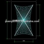 High Peak Membrane Structure Design Drawing MST-059