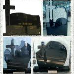 high quality black granite monument tombstones R-0242