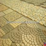 High Quality Granite Pavement landscaping stone with mesh back YH