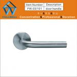 high quality stainless steel door handle lever with rose set FW-03-101