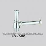 Highest quality Zinc and brass P trap Size 1 1/2&#39;&#39; and 1-1/4&quot; ABL-A181 traps for bath