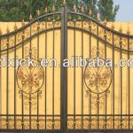 hot dip galvanized Mild Steel iron art gate