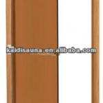 Hot sale 8mm Sauna glass door with Canadian red cedar KD-13035