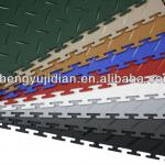 Hot sale interlocking pvc garage floor tile MKMD500,MKPW500 etc