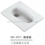 Hot sale sanitary ware squat pan for barthroom DB-2011