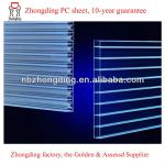 hot sell twin wall polycarbonate sheet/polycarbonate hollow sheet polycarbonate sheet