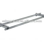 Hotel bathroom accessories 304 stainless steel double chrome towel bar Luxe11-12