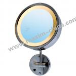 Hotel bathroom accessories hotel brass LED make up mirror shaving mirror M-BA314 M-BA314