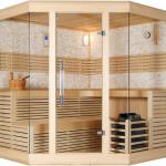 House designs Diamond Luxury Sauna Rooms in 2 Steps for 4-7 people FS-1211A/B/C