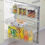 HPJ501-HPJ508 Kitchen Chrome Sliding Pull Out Shelf HPJ501-HPJ508