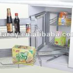 HPJ711 Luxury Kitchen Soft-closing Corner Storage Basket HPJ711