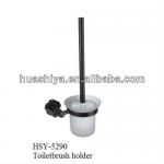 HSY-5290 black wall mounted toilet brush with holder HSY-5290