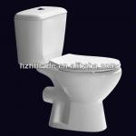 HTTT-AC2108 standard ceramic washdown two piece WC toilet size HTTT-AC2108 wc toilet size