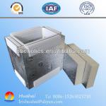 hvac system aluminum foil pre-insulated PU air duct panel HH pre-insulated pu air duct panel