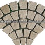 HZY-129-T Yellow Granite Cobblestone Paver HZY-129-T