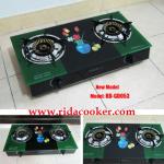 India Model 2 burners Glass Top Gas Cooker (RD-GD053) RD-GD053