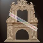 indoor decoration marble fireplace QY-CF-FP1038