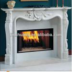 Indoor freestanding fireplace mantel JH-M23 Marble fireplace