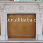 Indoor marble fireplace mantel QY-HT-M-BL303