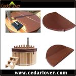 Insulation cedar indoor hot tub cover CR-6-CV-O