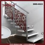 interior wood floating stairs suppliers DMS-6023 stairs suppliers