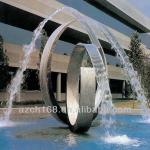 Irregular steel sculpture water fountain SF-C1