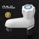 ITALO POLO TYPE ABS PILLAR COCK TAP FAUCET WHITE COLOR FS 2809-W