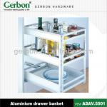 Kitchen Cabinet 3 layers Pull Out Aluminium Basket ASAV.5501