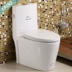 KROO sanitary wares one piece toilet soft closing seat and cover new model modern style KZ8031