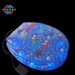 Led Blue Light Toilet Seat,LED luminous decor toilet seat MG-LSGF002