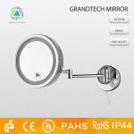 LED lighted telescopic magnifying shaving mirror GTM-BWLR116