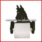 Lifelike resin horse animal Free Standing Toilet Paper Holder OEM06606