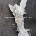 Light grey granite angel statues DH-B-1226-16