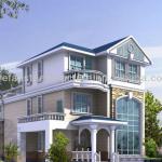 Light Steel Structure Villa ,Luxury and Exquisit Design Steel Structure Warehouse