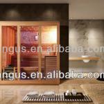 Luxury Sauna In Home with Cultured stone Decoraterd CE,TUV YH-1222 YH-1222