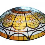 luxury tiffany style stained glass dome for ceiling D001A