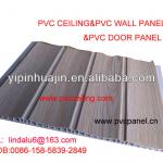 manufacture wooodgrain PVC panel &amp;PVC door panel&amp;PVC profile 001