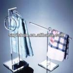 Manufacturing best custom acrylic towel rack acrylic towel bar JLP027