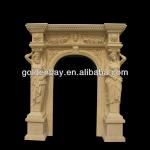 marble door surround sculpture AW-25