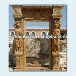 marble entry door surround sculpture AW-24