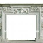 marble fireplace mantel