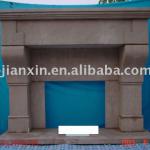 Marble Human Fireplace Mantel, Marble Fireplace Mantel