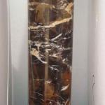 Marble Pedestal Micheal Angelo / Black and Gold 11 Stone Pedestal