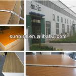 Melamine board/Melamine particle board/chipboard from China manufacture Flakeboards