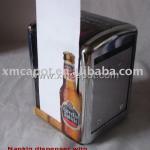 Metal Napkin Dispenser with acrylic menu,napkin holder