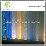 Modern clear glass water bubble column NRG 9885