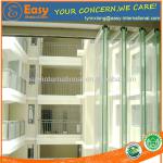 modern stylish high buliding frameless glass window with 8mm tempered glass for homes and offices ESFW-026