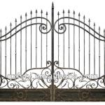 Modern Wrought Iron Main Gates Designs/Models FSM-909