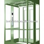 Modernized panoramic sightseeing glass elevator TGJ800/1.5-VF